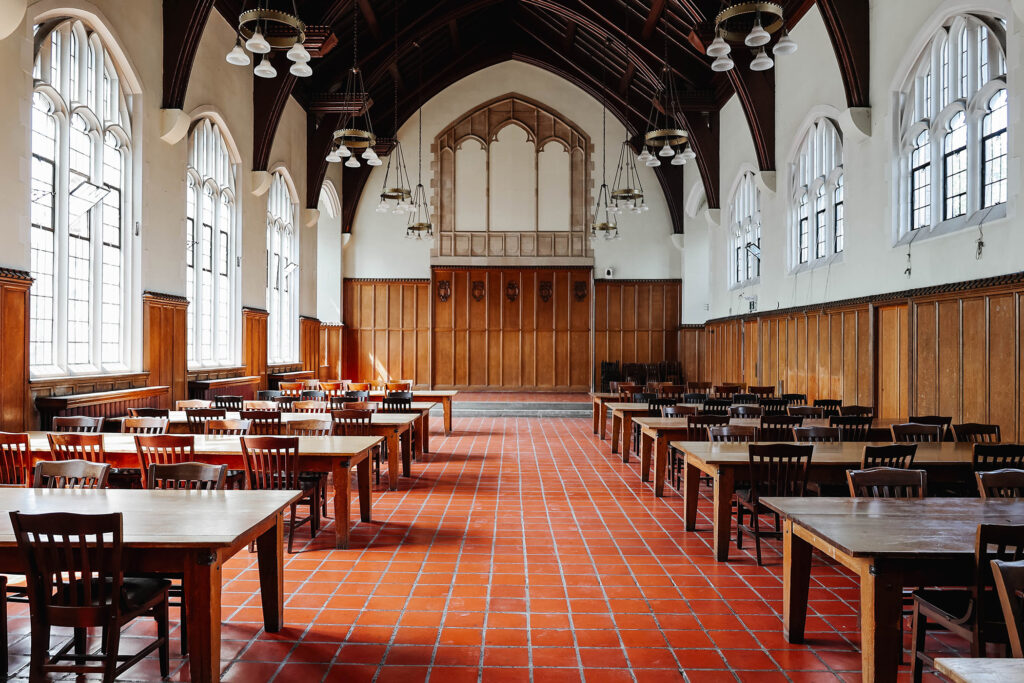 dinning hall at knox residence